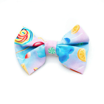 Candy Land Bowtie for dogs in colorful candy-themed design, perfect for special occasions and everyday use.