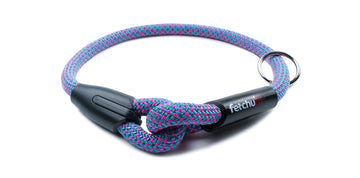 Fetchum Dog Collar In Electric Blitz featuring durable climbing rope and innovative design for dogs.