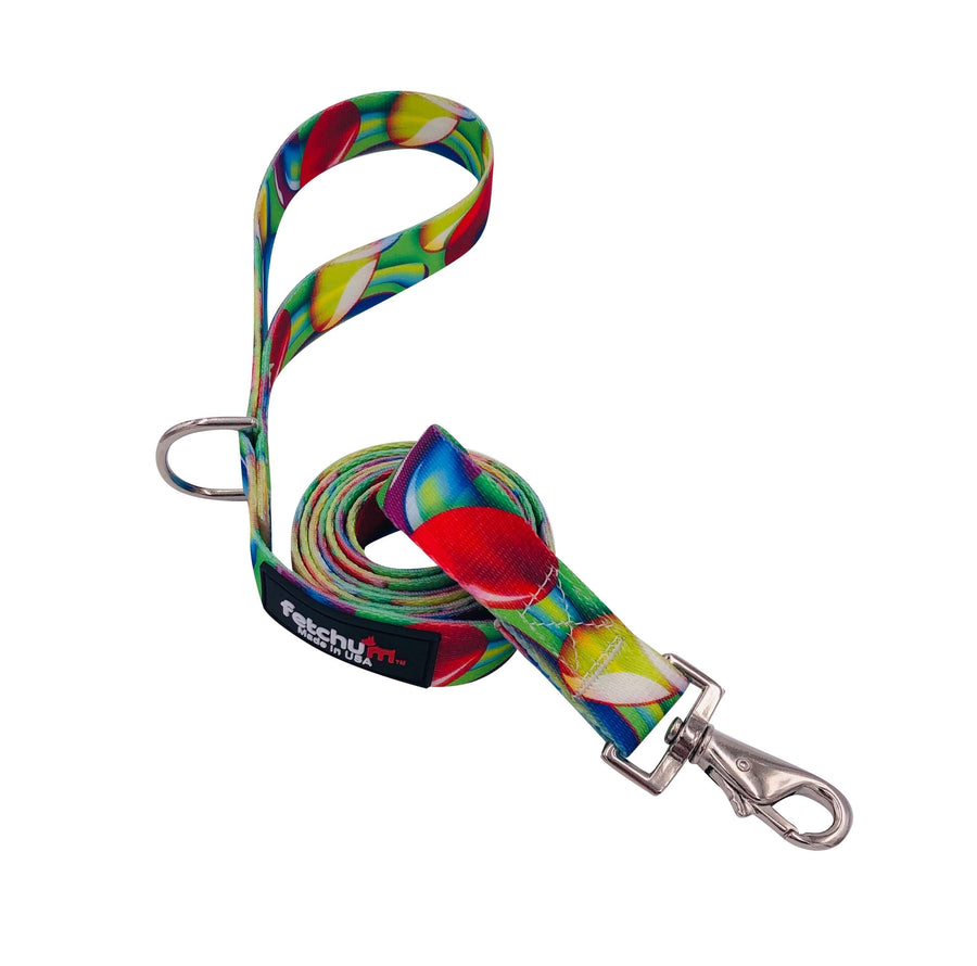 LAVA LAMP LEASH featuring colorful design, durable material, and swivel snap for easy attachment.