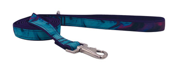 TEAL PURPLE LEASH featuring stylish design, strong mil spec webbing, and swivel snap for comfort and durability.